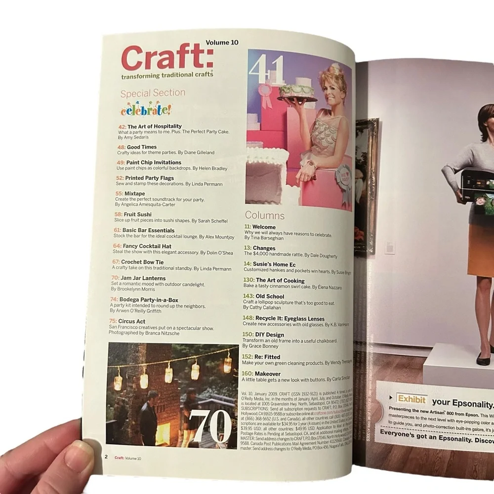 Craft Magazine Vol 10 2009 21 Party Projects DIY Handmade Amy Sedaris Cover
